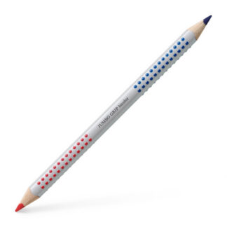 Värvipliiats Faber-Castell Jumbo Grip Bicolor punane/sinine