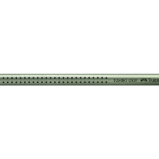 Värvipliiats Faber-Castell Jumbo Grip metallik roheline
