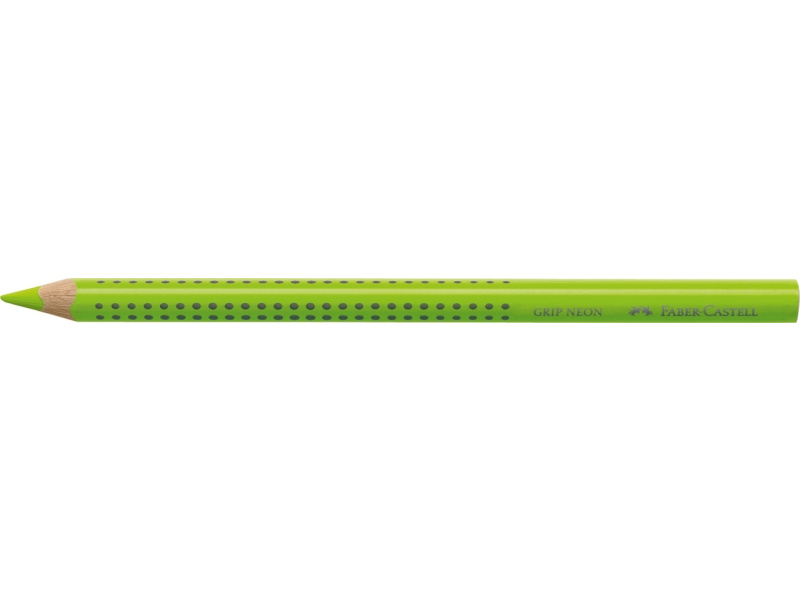 Värvipliiats Faber-Castell Jumbo Grip neoon roheline - Pilt 2