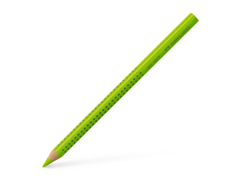 Värvipliiats Faber-Castell Jumbo Grip neoon roheline