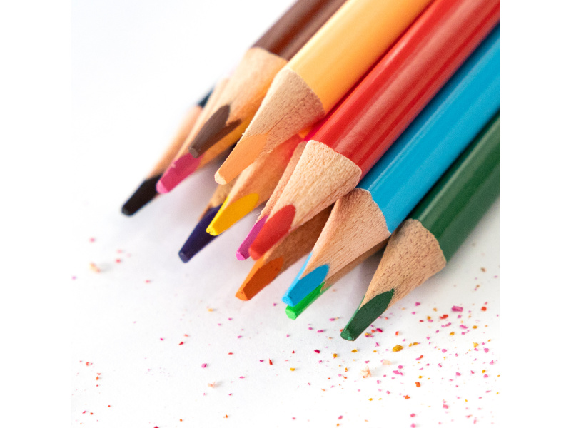 Värvipliiatsid DELI ColorWow 24 värvi kolmetahulised - Pilt 3