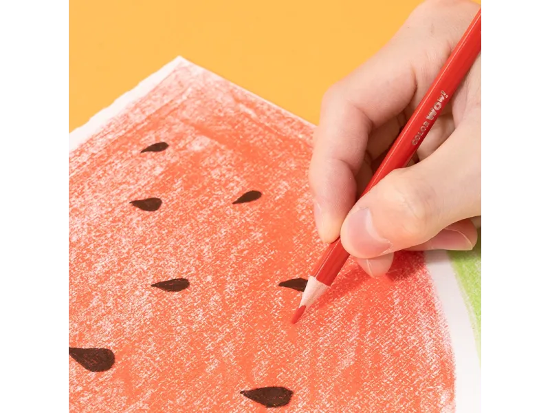 Värvipliiatsid DELI ColorWow 24 värvi kolmetahulised - Pilt 5