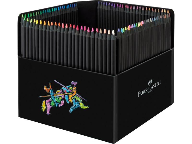 Värvipliiatsid Faber-Castell Black Edition 100-värvi