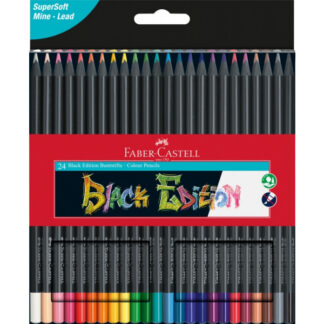 Värvipliiatsid Faber-Castell Black Edition 24-värvi