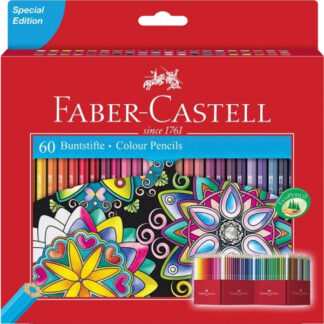 Värvipliiatsid Faber-Castell Castle 60-värvi
