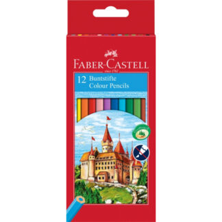 Värvipliiatsid Faber-Castell Castle/Loss 12-värvi