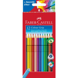 Värvipliiatsid Faber-Castell Colour Grip 12-värvi