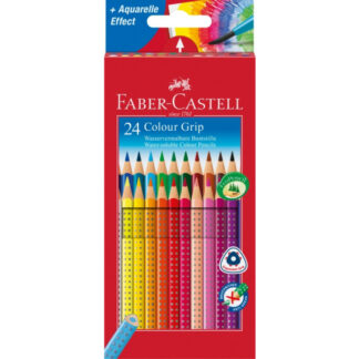 Värvipliiatsid Faber-Castell Colour Grip 24-värvi