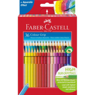 Värvipliiatsid Faber-Castell Colour Grip 36-värvi