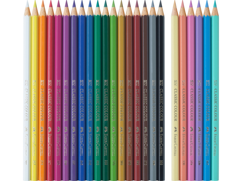 Värvipliiatsid Faber-Castell Colour Unicorn 18+6-värvi - Pilt 3
