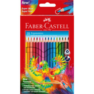 Värvipliiatsid Faber-Castell Ergonomics 18 tk
