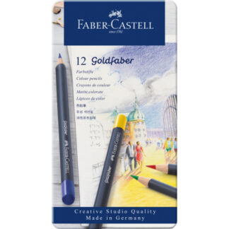 Värvipliiatsid Faber-Castell Goldfaber Creative Studio 12 värvi