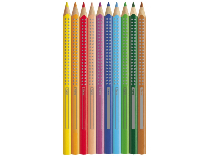Värvipliiatsid Faber-Castell Jumbo Grip 12-värvi - Pilt 2