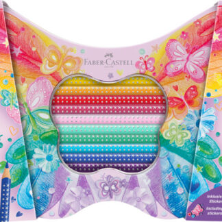 Värvipliiatsid Faber-Castell Sparkle Liblikas 20-värvi