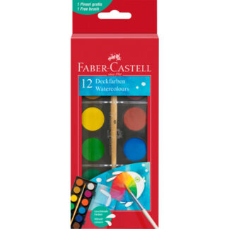 Vesivärvid Faber-Castell 12-värvi