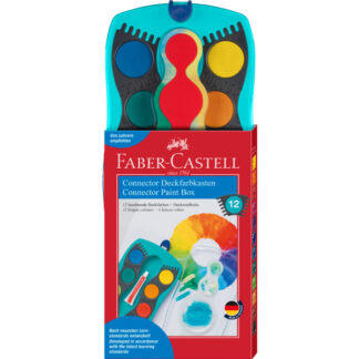 Vesivärvid Faber-Castell Connector 12-värvi türkiis
