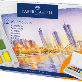 Vesivärvid Faber-Castell Creative Studio 12-värvi