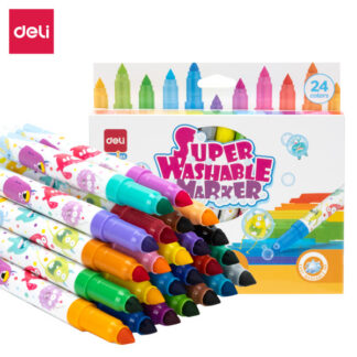 Viltpliiatsid DELI 24-värvi jumbo