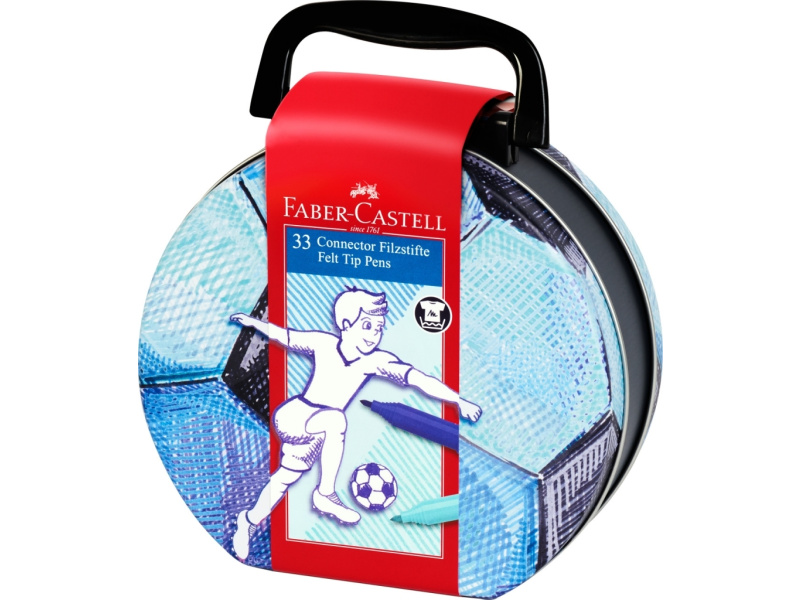Viltpliiatsid Faber-Castell 33-värvi jalgpall
