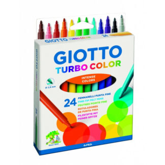 Viltpliiatsid Fila Giotto Turbo Color 24-värvi (riputatav)