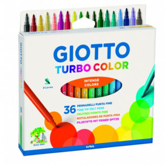 Viltpliiatsid Fila Giotto Turbo Color 36-värvi (riputatav)