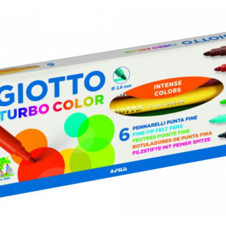 Viltpliiatsid Fila Giotto Turbo Color 6-värvi