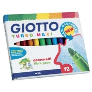 Viltpliiatsid Fila Giotto Turbo Maxi 12-värvi (riputatav)