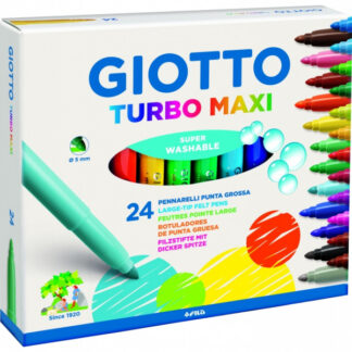 Viltpliiatsid Fila Giotto Turbo Maxi 24-värvi