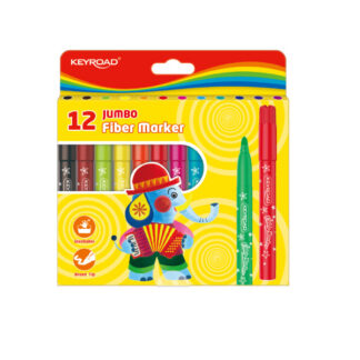 Viltpliiatsid Keyroad 12-värvi jumbo