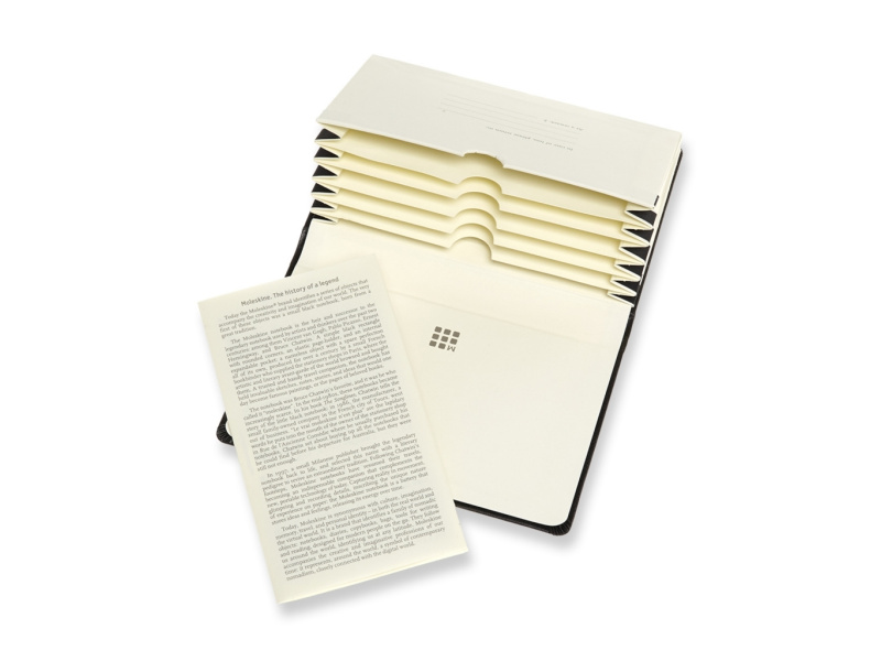 Visiitkaardihoidja Moleskine Pro Portfolio taskusse must - Pilt 2