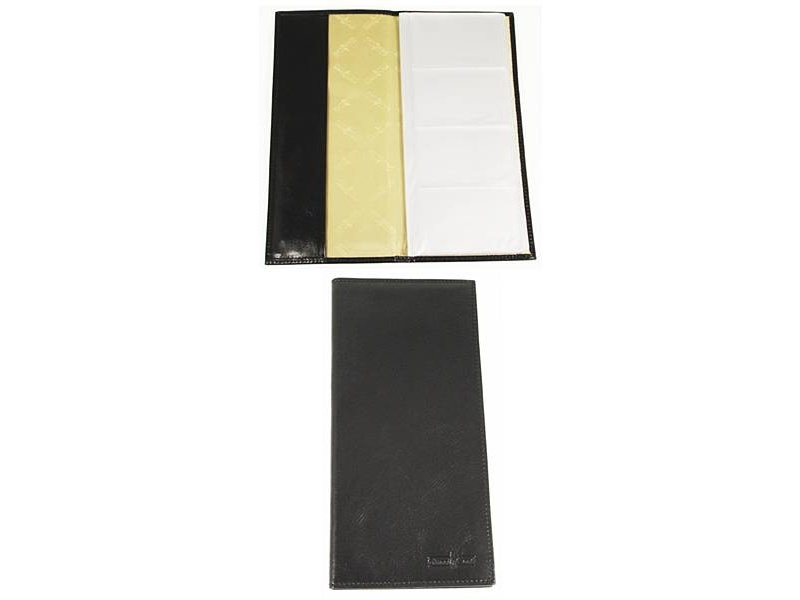 Visiitkaardimapp Gianni Conti 909032-10 must nahk