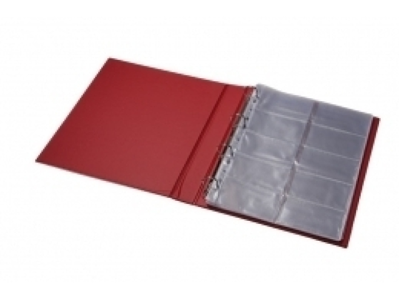 Visiitkaardimapp Panta Plast 400-le kaardile must
