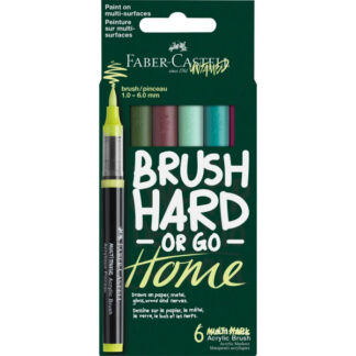 Akrüülmarkerite komplekt Faber-Castell Multimark 6 värvi Coty