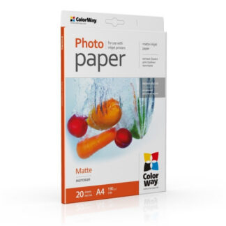 Фотобумага ColorWay PM190020A4, Matt