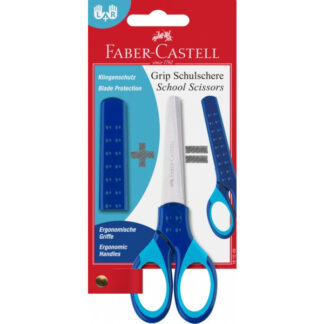 Käärid Faber-Castell Grip sinine laste