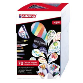 Kinkekomplekt Edding Colour Happy 69+1