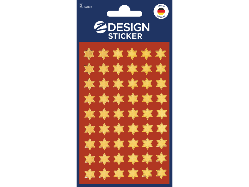 Kleeppildid Z-Design 52802 kuldsed tähed