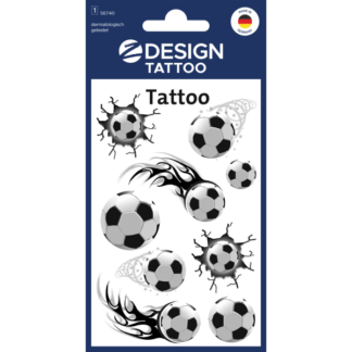 Kleeppildid Z-Design 56740 Tattoo jalgpallid