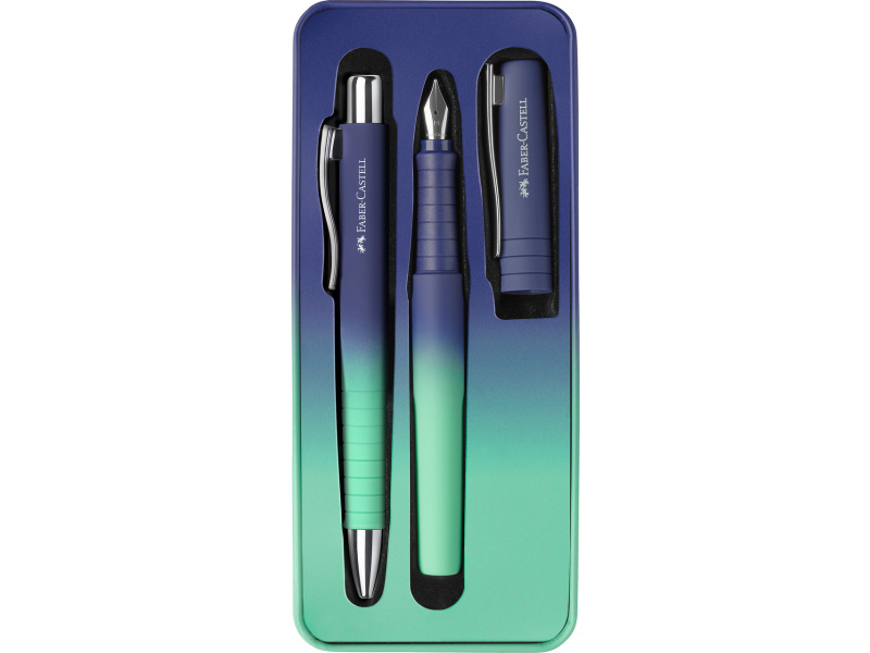 Komplekt Faber-Castell Poly Ball Buzzing Blue pastapliiats + sulepea - Image 3