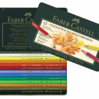 Kunstniku värvipliiatsid Faber-Castell Polychromos Art&Graphic, 12-värvi