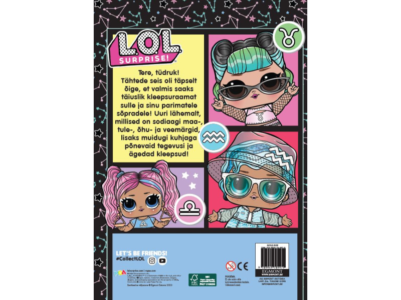 L.O.L Surprise. Tähemärgid. Värvi ja nuputa! - Image 2