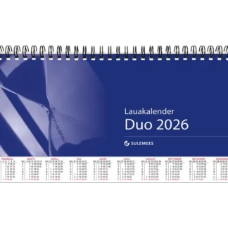 Lauakalender DUO, korraga avatud 2 nädalat, spiraalköide 00305
