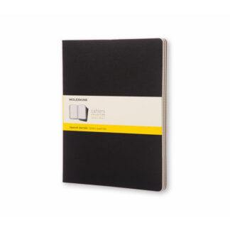 Märkmik Moleskine Cahier 21x30cm, ruuduline, pehmed kaaned, must