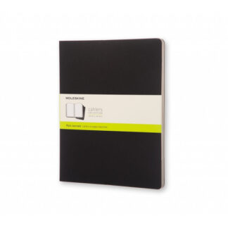 Märkmik Moleskine Cahier 21x30cm, valge, pehmed kaaned, must