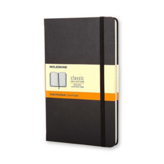 Märkmik Moleskine Classic 9x14cm, jooneline, kõvad kaaned, must