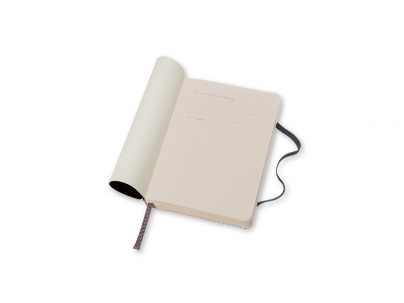 Märkmik Moleskine Classic 9x14cm, täpiline sisu, pehmed kaaned, must - Pilt 2