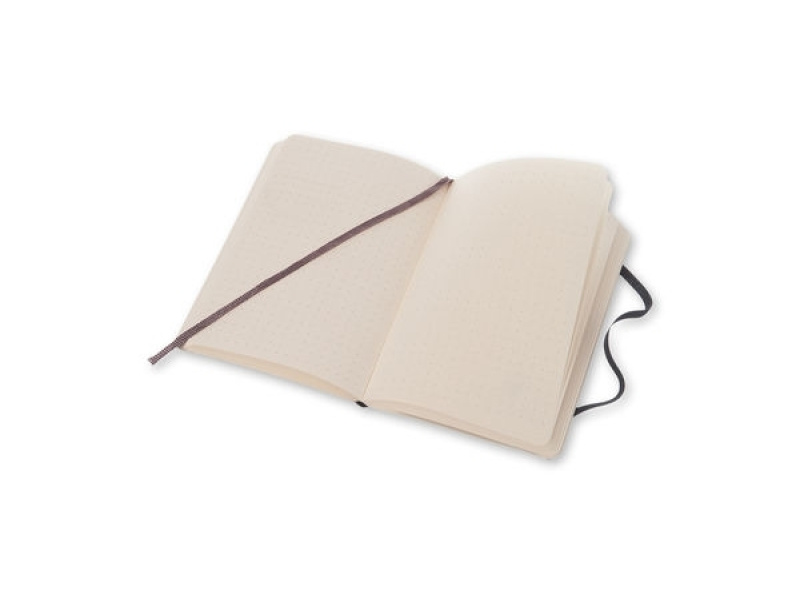 Märkmik Moleskine Classic 9x14cm, täpiline sisu, pehmed kaaned, must - Pilt 3