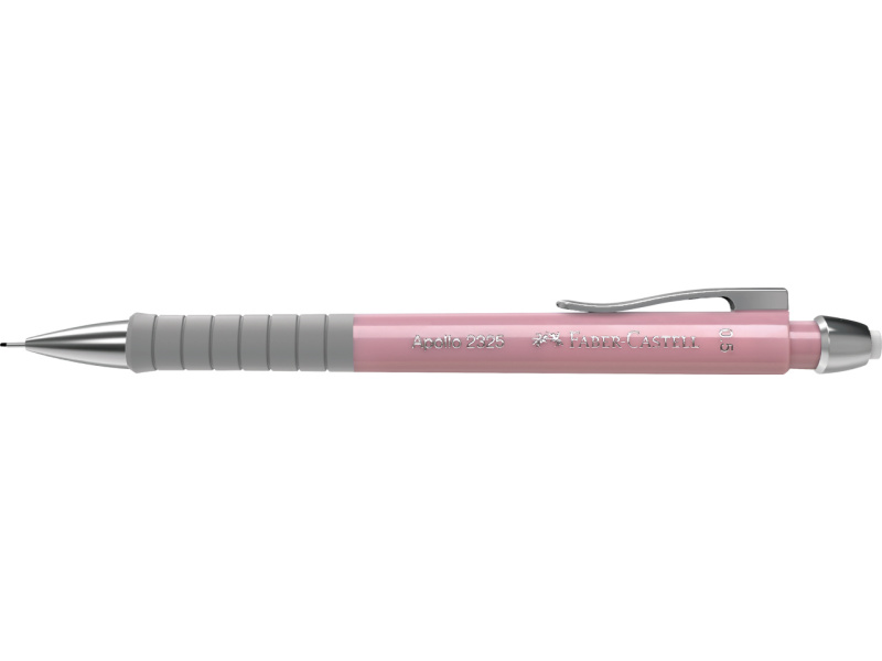 Mehaaniline harilik pliiats Faber-Castell Apollo 0.5mm roosa - Pilt 2
