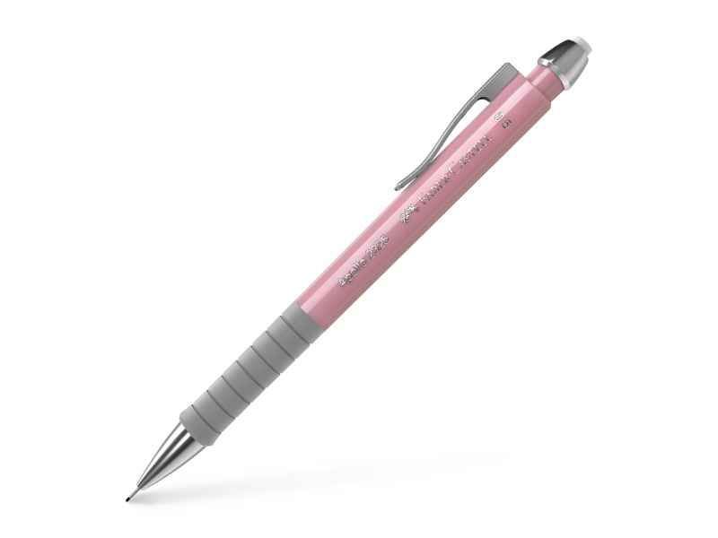 Mehaaniline harilik pliiats Faber-Castell Apollo 0.5mm roosa