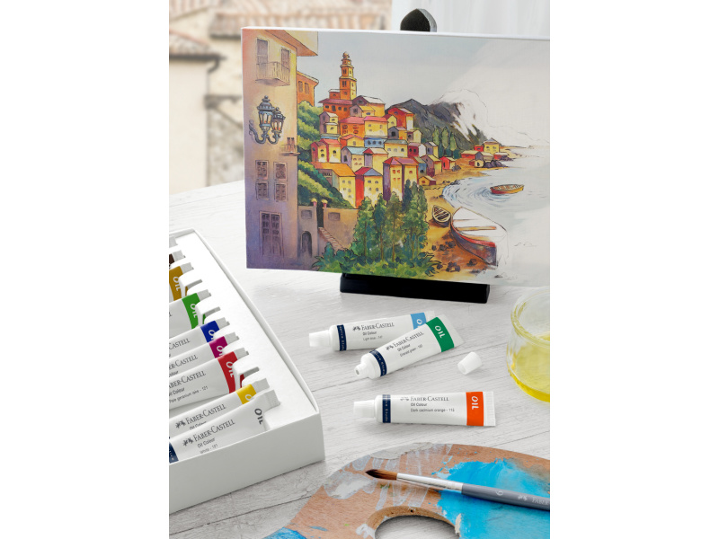 Õlivärvid Faber-Castell 12 värvi x9ml - Pilt 2